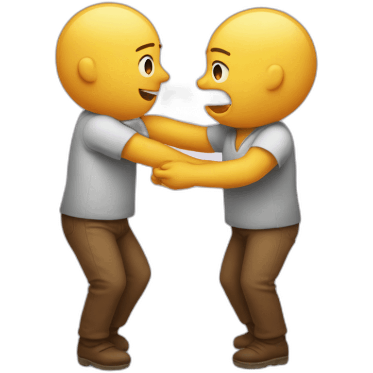 No hugging! emoji