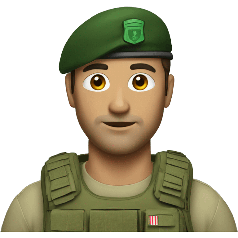 green beret emoji