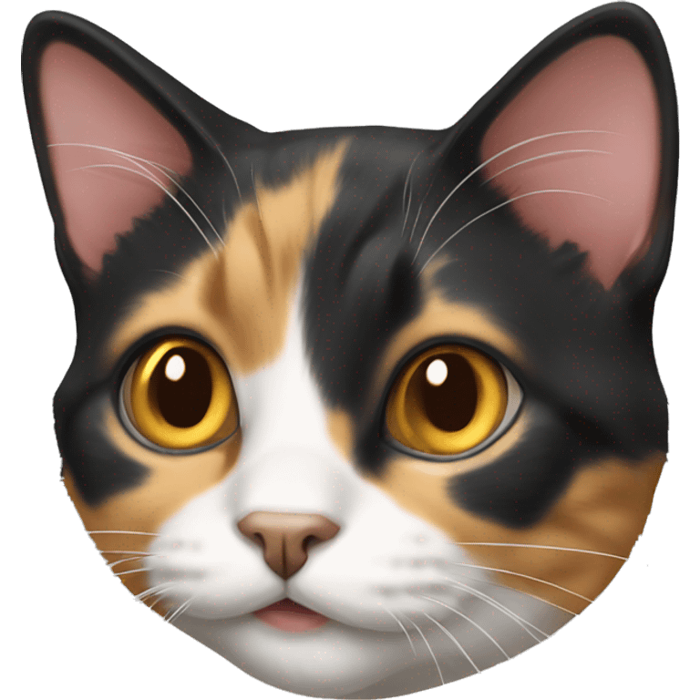 Calico bobtail cat emoji