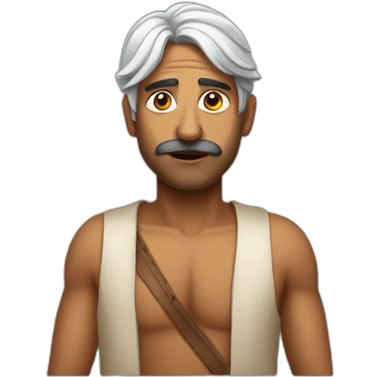 indian man saying what are you doing up this late playing emoji