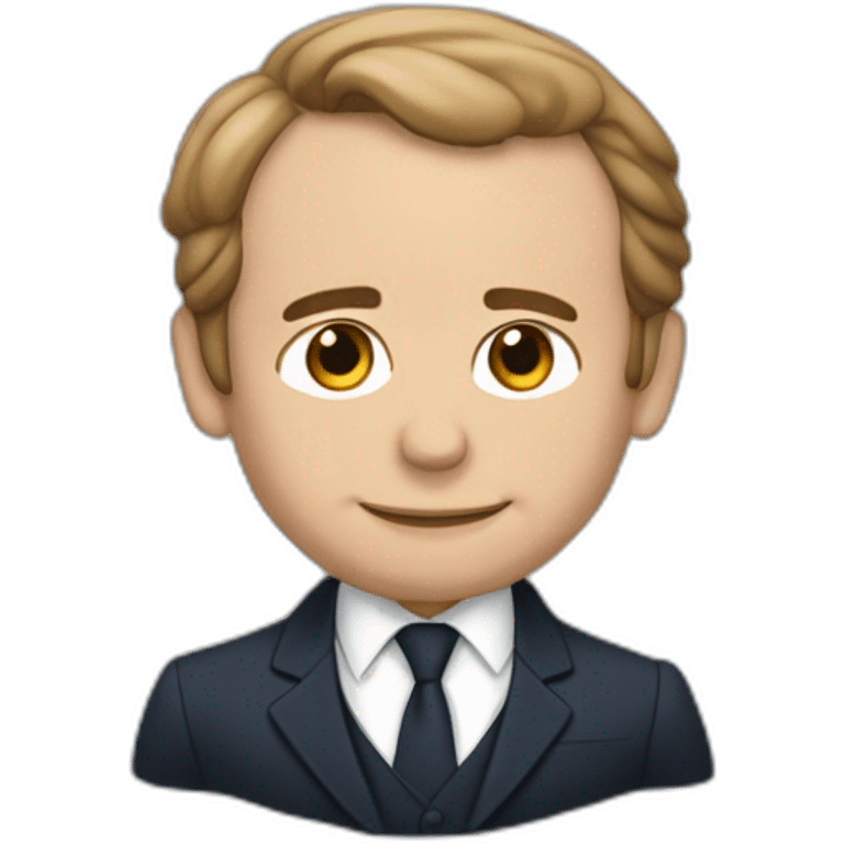 macron qui fait un doigt d’honneur emoji