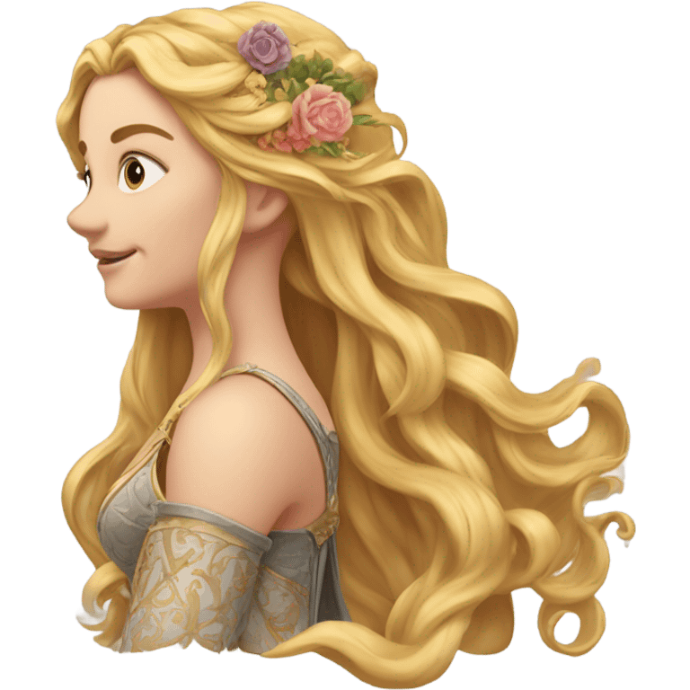 Rapunzel emoji