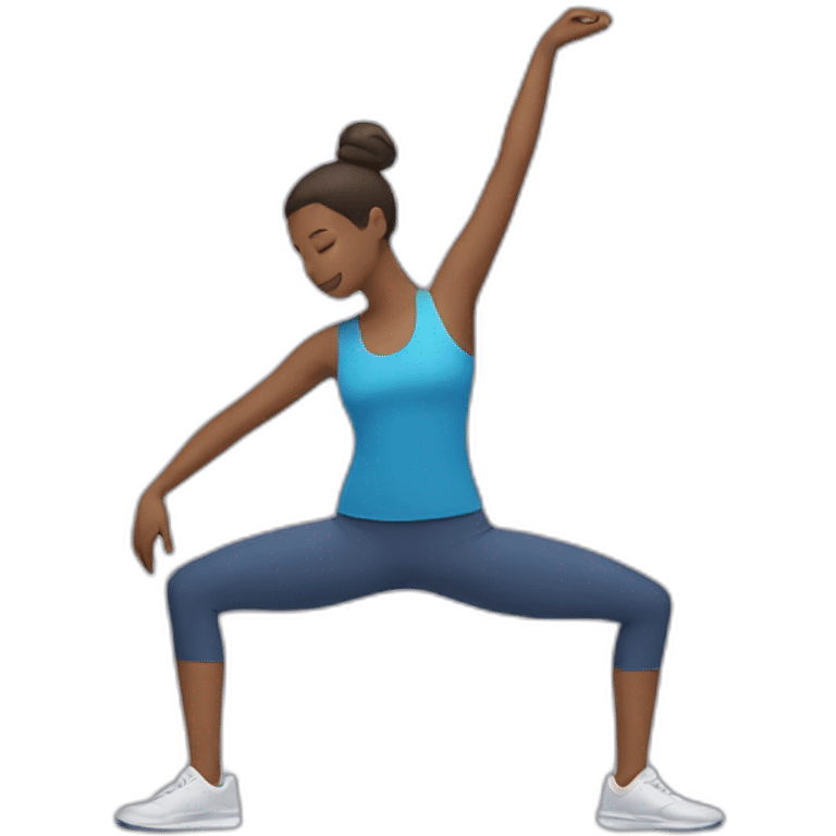 person stretching emoji