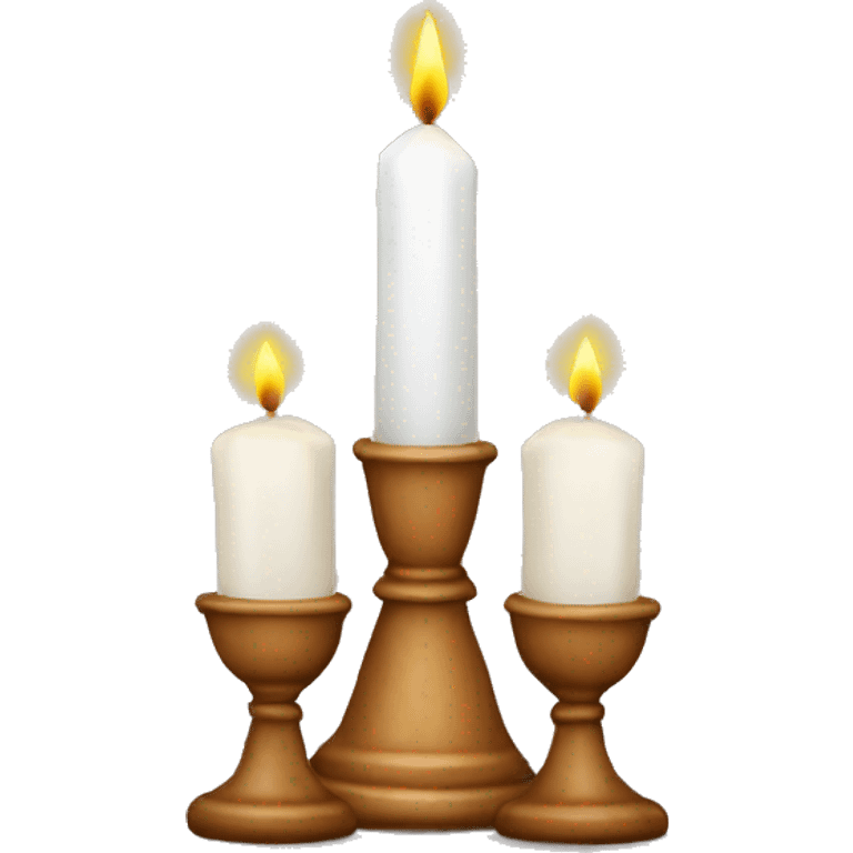 Shabbat candles  emoji