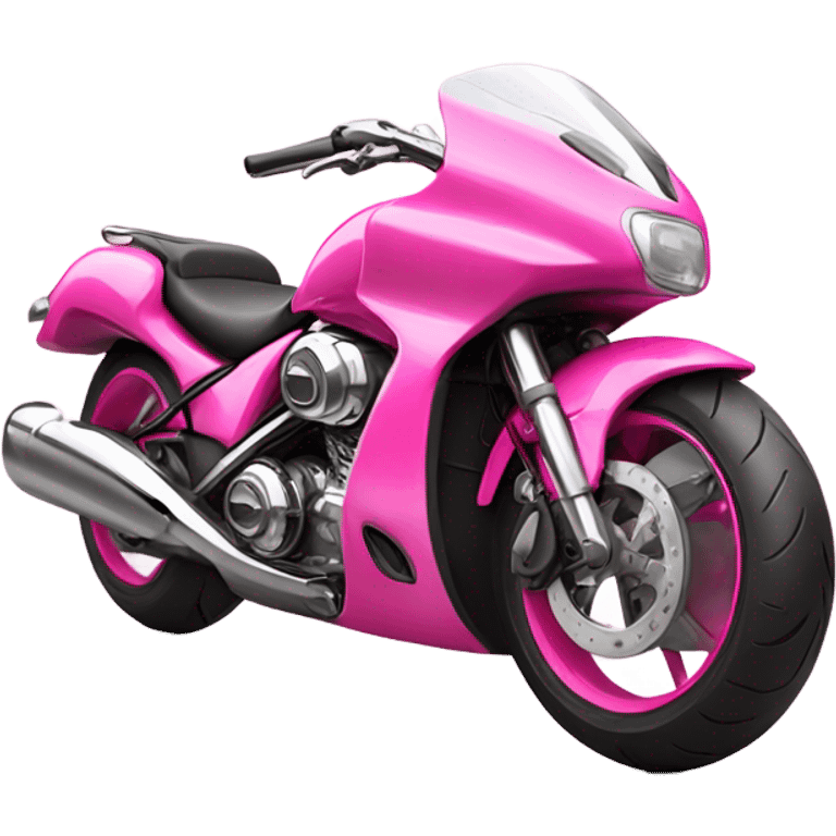 pink motorcycle  emoji