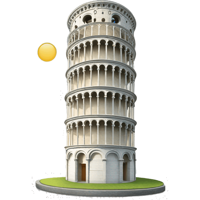 tower de pisa (italia) emoji