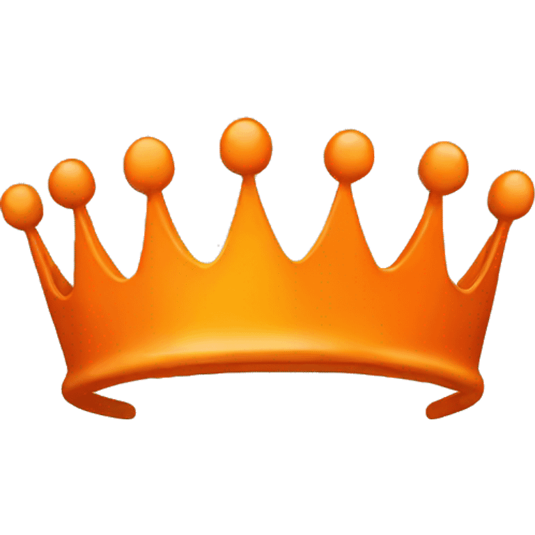 orange crown (only the crown) emoji