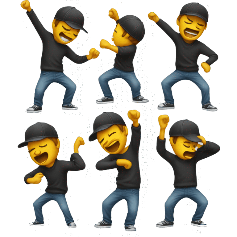 dabbing emoji emoji