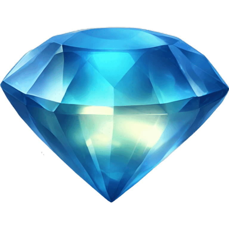 Blue Gem shiny emoji