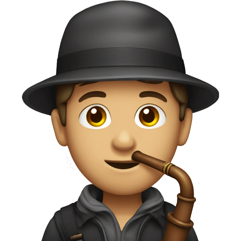 Boy with pipe emoji