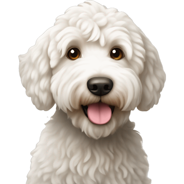 ￼White Australian labradoodle emoji