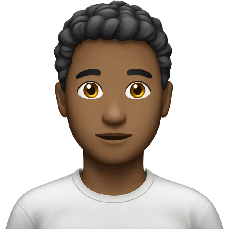 À boy colombian with short hair  emoji