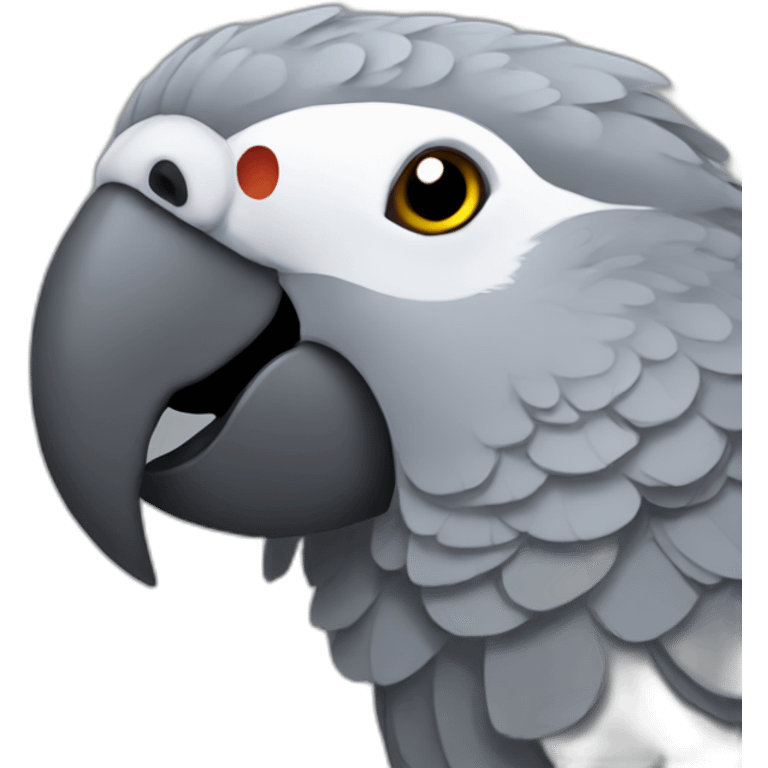 African-gray-parrot emoji