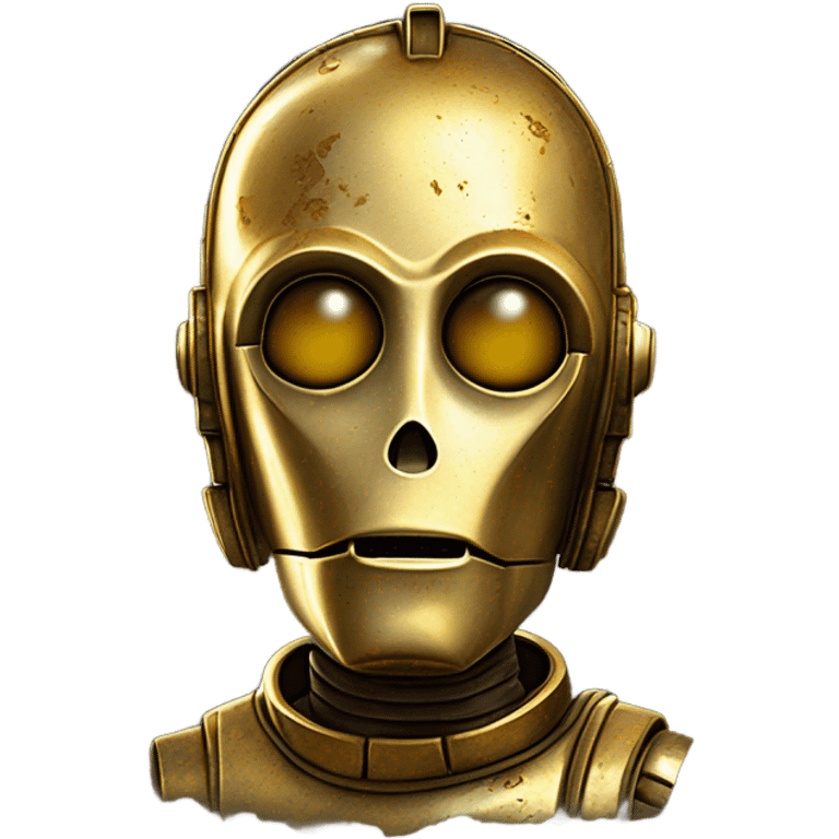 Dusty old Bounty hunter C-3PO  emoji