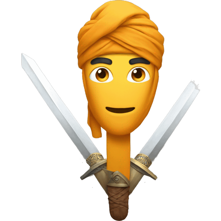 Turban sword emoji