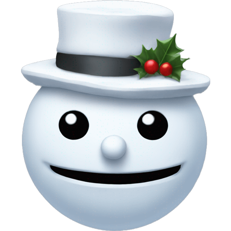 Snowman head emoji