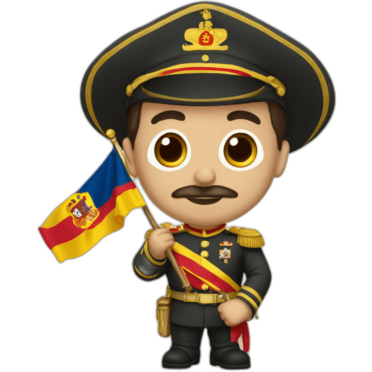 francisco-franco-holding-spanish-flag emoji