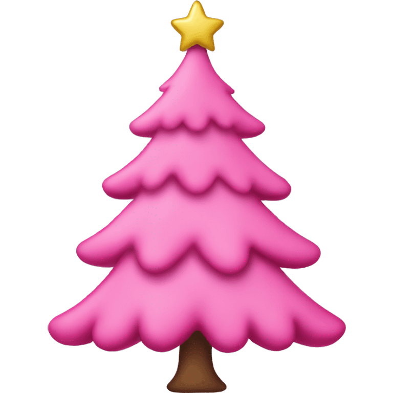 pink christmas tre emoji