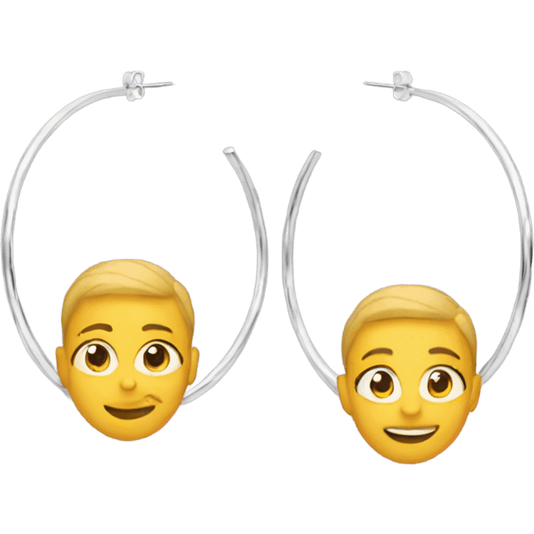 Hoop earrings emoji