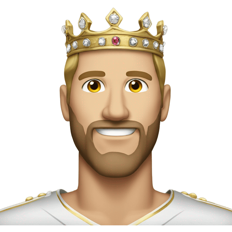 Dan Campbell wearing a crown emoji