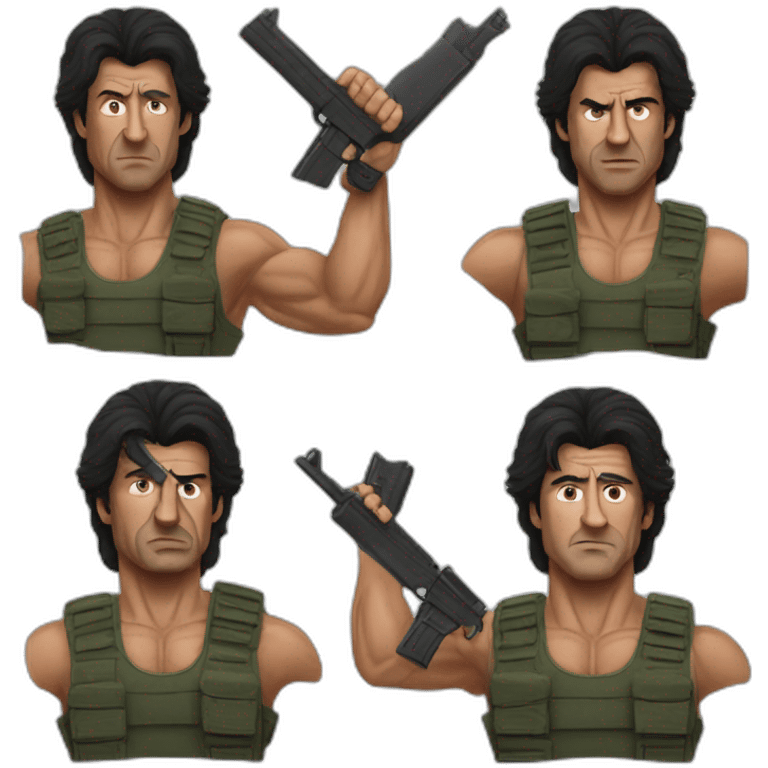 First blood rambo stallone emoji