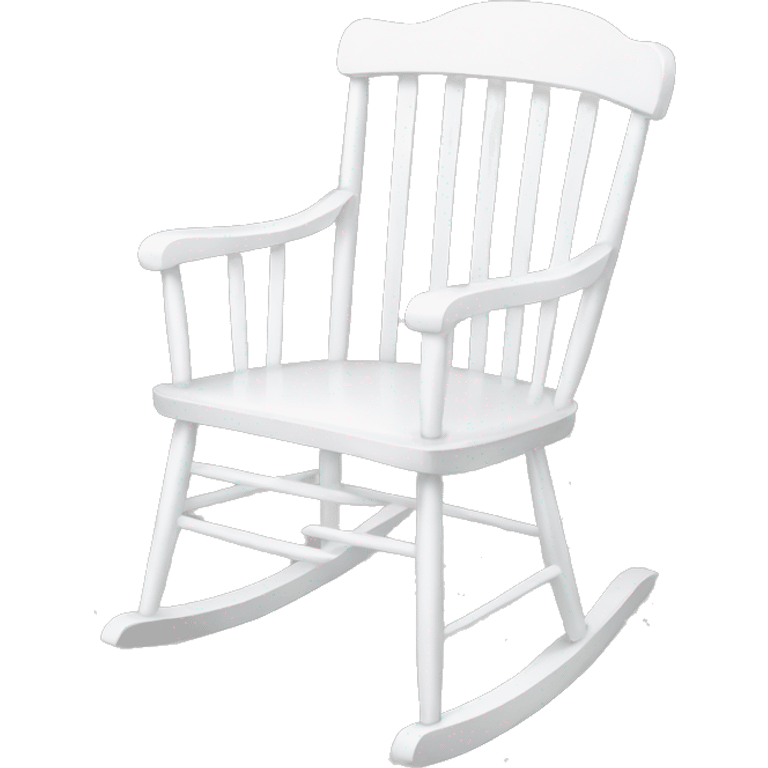 White rocking chair  emoji