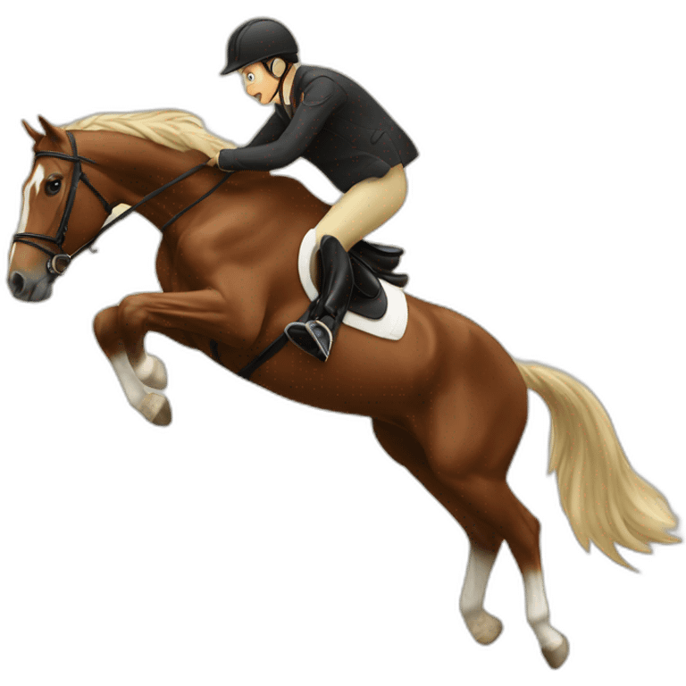 horse jumping emoji