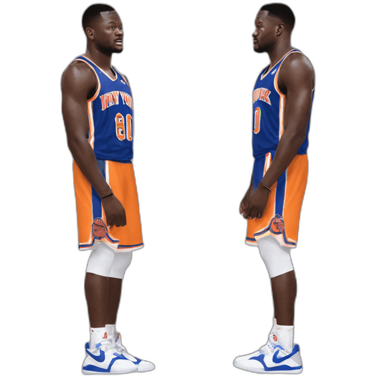 Julius Randle full body knicks emoji