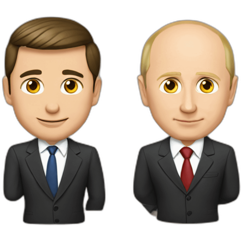 zelensky and putin emoji