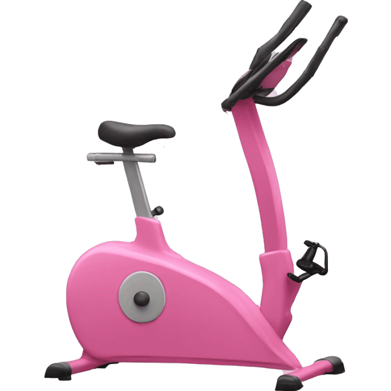 pink stationary bike emoji