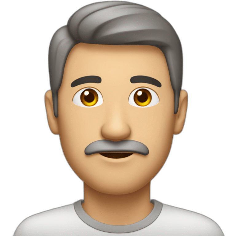 Hombre-enfadado-mediana-edad-vagabundo-calvo-cicatriz-en-cabeza emoji