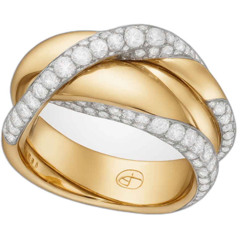 Cartier Trinity ring emoji