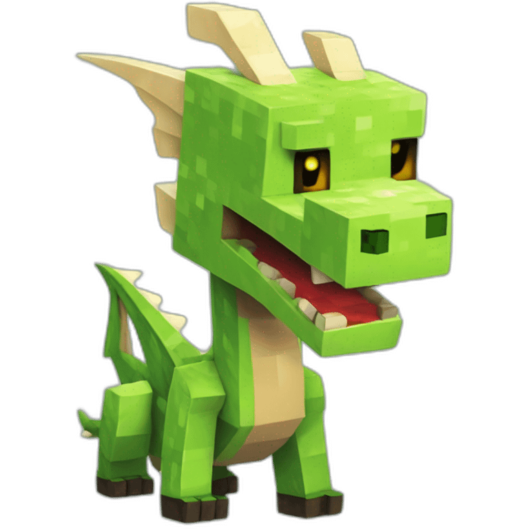 Minecraft Dragon cute emoji