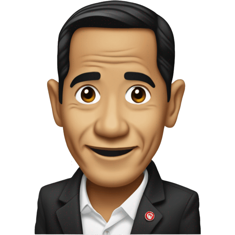 Jokowi joko widodo hand folded emoji