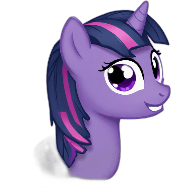 twilight sparkle pony emoji