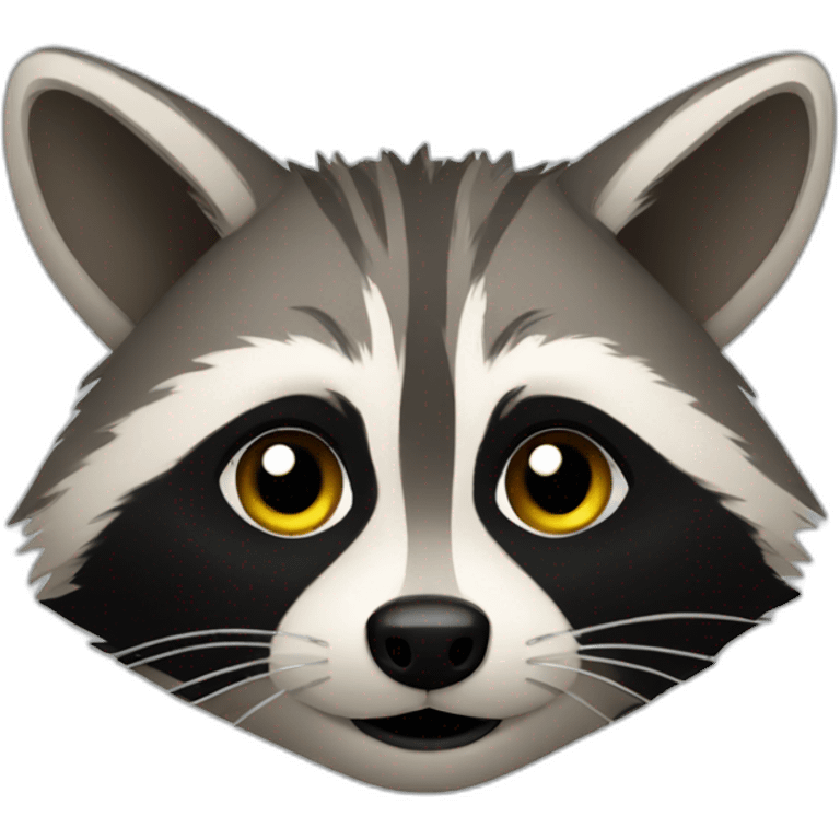 raccoon designer emoji