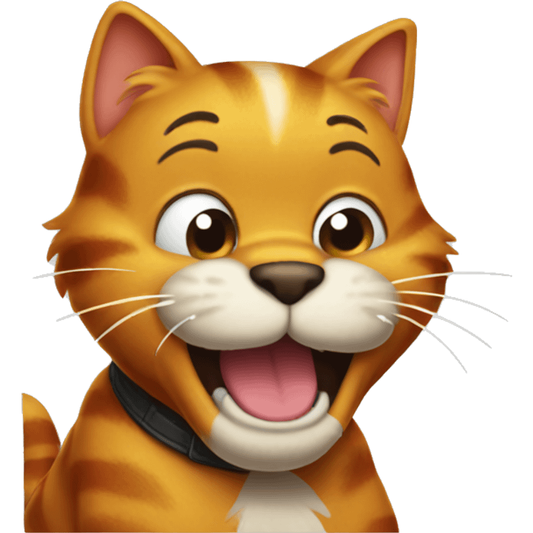 happy garfield  emoji