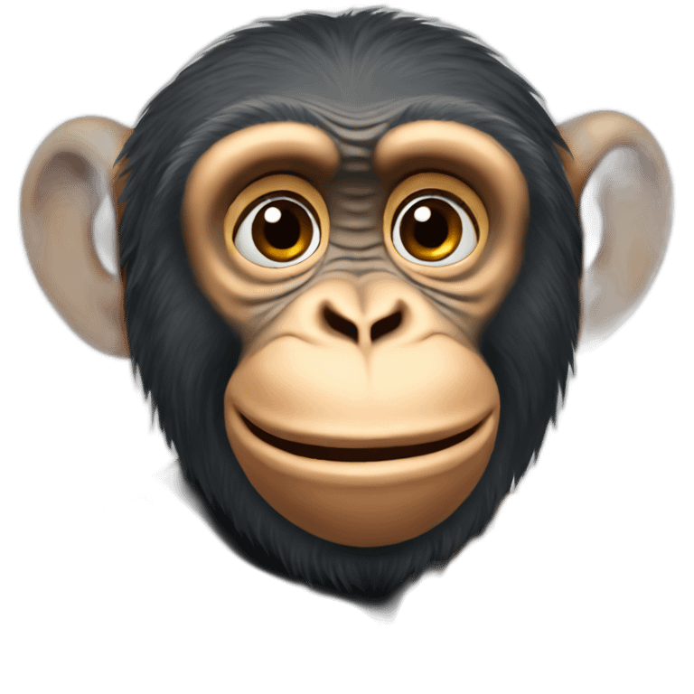 chimp emoji