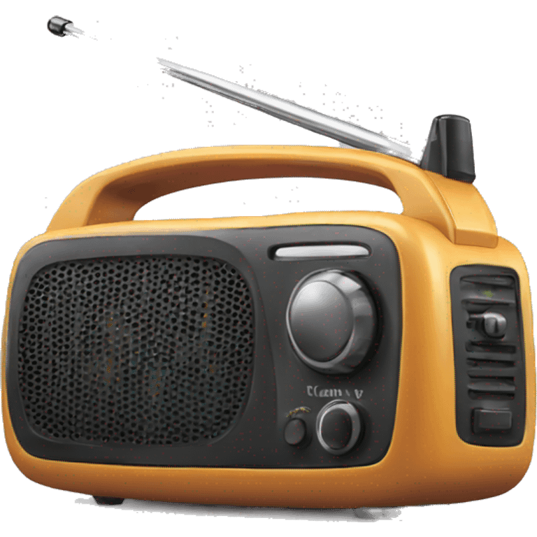 handheld radio emoji