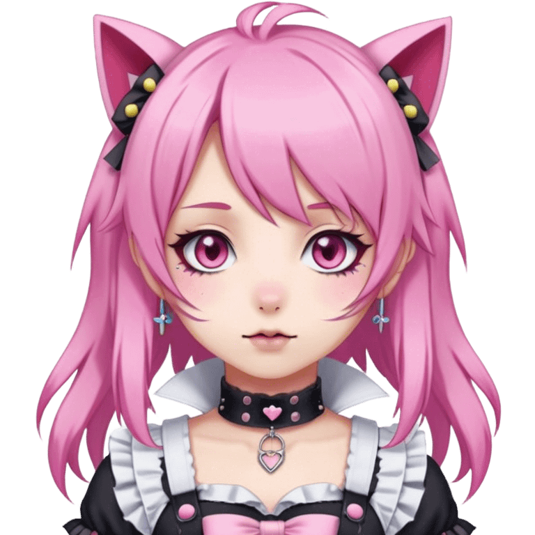 Pastel Kawaii Cute Beautiful Elegant Pretty Anime Punk Lolita Catgirl emoji