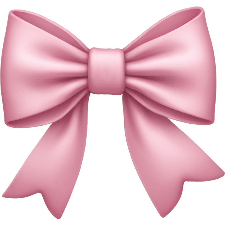 Pale Pink bow emoji