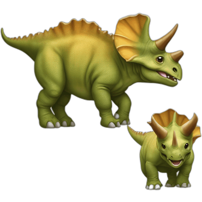 Triceratops emoji