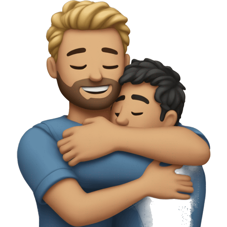 Me hugging my husband emoji