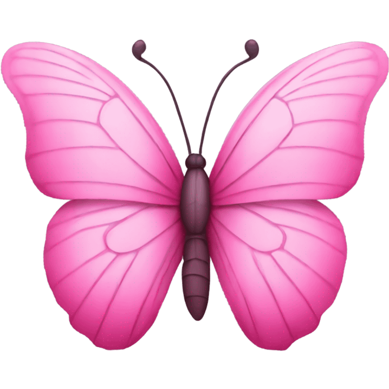 Pink butterfly  emoji