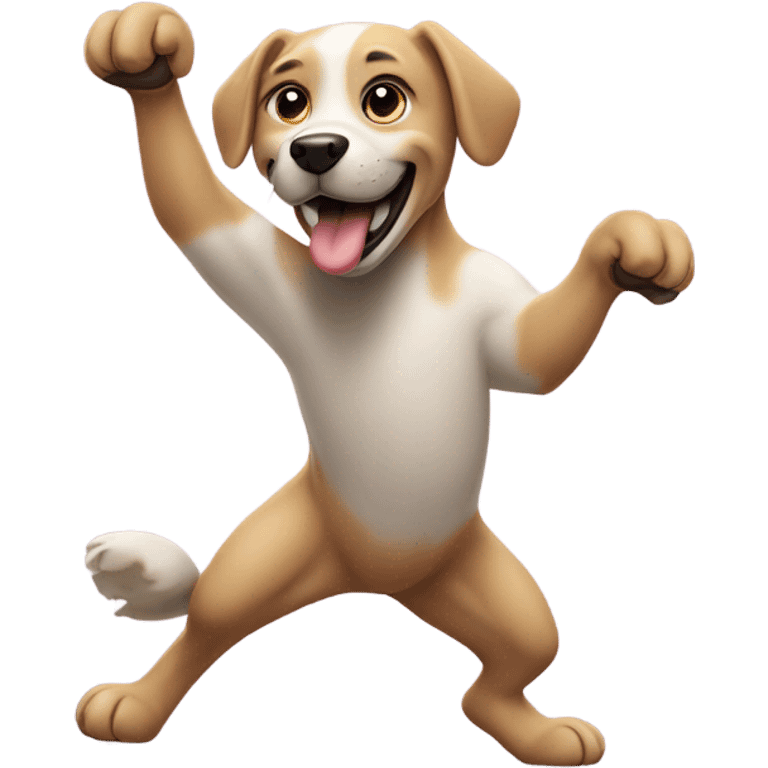 dog dancing  emoji