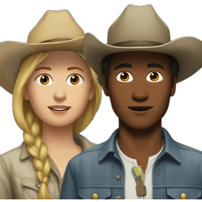 Brokeback mountain with 2 women emoji