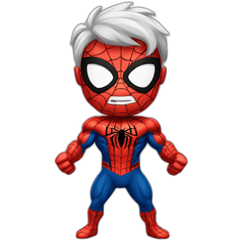 Spiderman muscle emoji