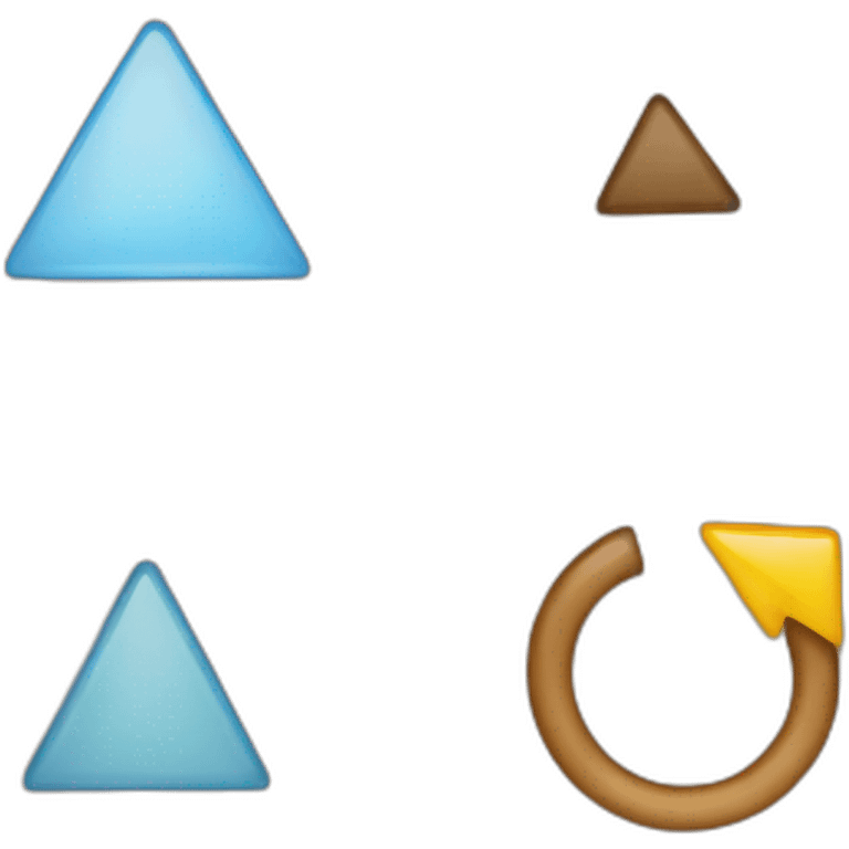 resume sign triangle emoji emoji