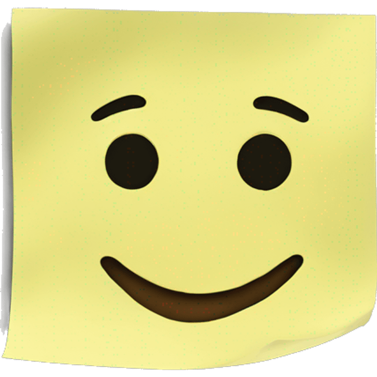 a sticky note emoji