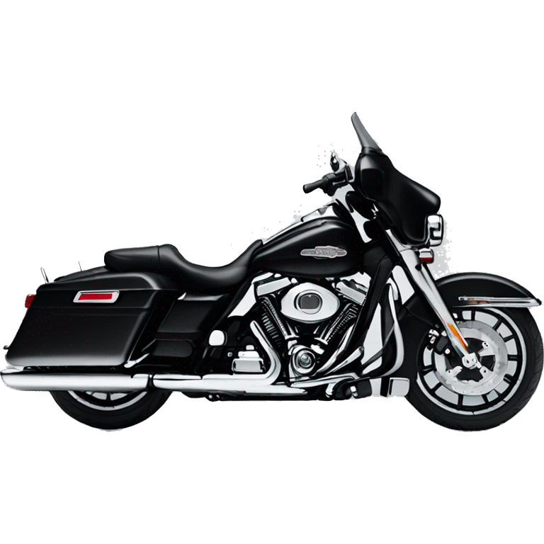 Harley-Davidson Electra Glide Classic black emoji